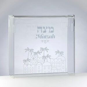 Clear Acrylic Matzah Box