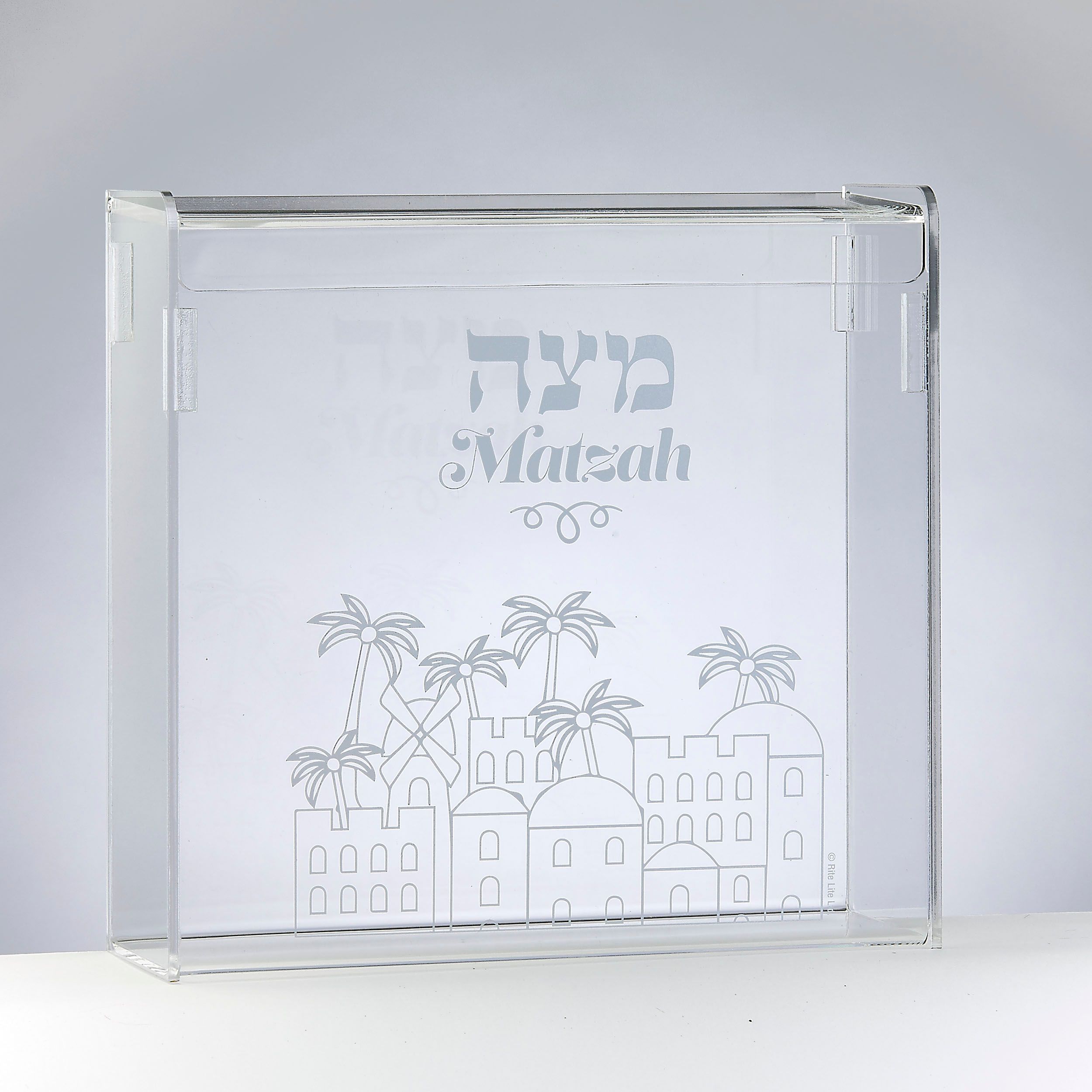 Clear Acrylic Matzah Box