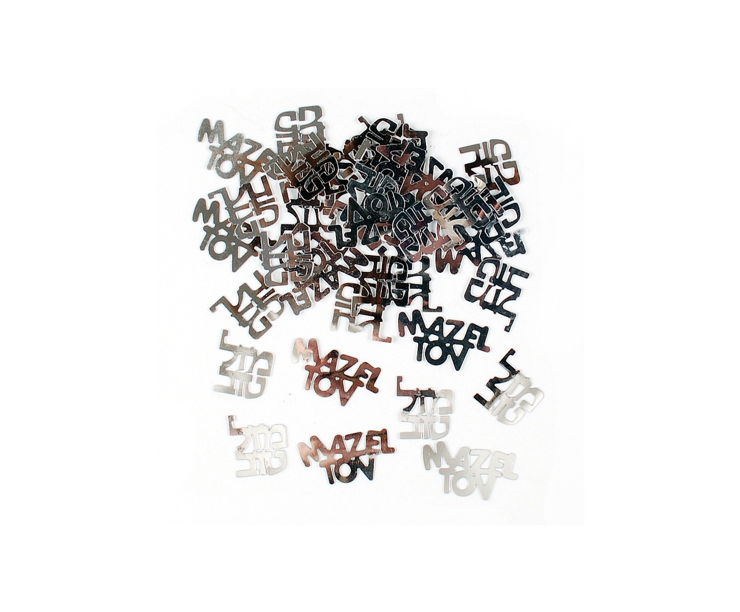 Mazel Tov Silver Confetti