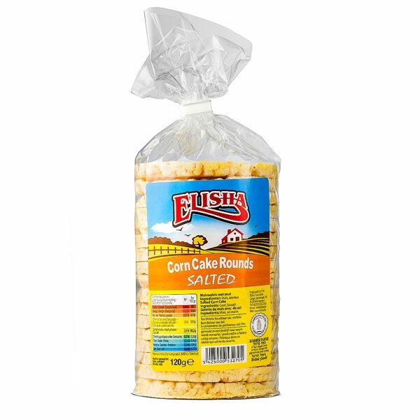 Elisha's Round Thin Salted Corn Cakes