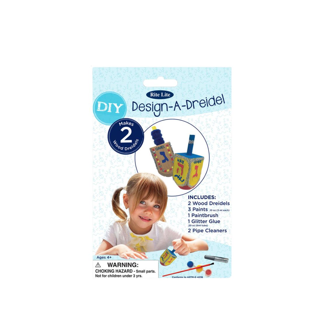 Design A Dreidel 2 Wooden Dreidel Kit