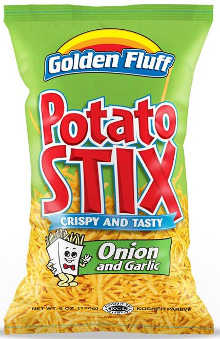 Golden Fluff Large Garlic & Onion Potato Sticks