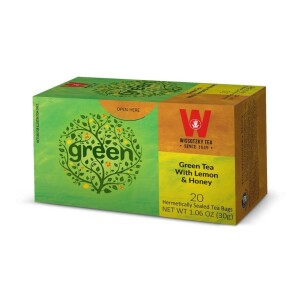 Wissotzky Green Tea with Passover Lemon & Honey
