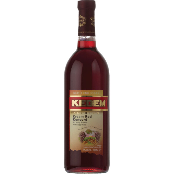 Kedem Cream Red Concord Wine