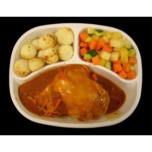 Hermolis Passover Roast Chicken with Potatoes and Veg