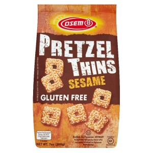 Osem Gluten Free Pretzel Thins with Sesame