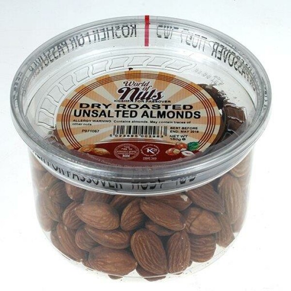 World of Nuts Dry Roasted Unsalted Almonds | Sabeny