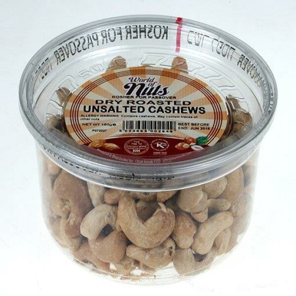 World of Nuts Dry Roasted Unsalted Cashews | Sabeny