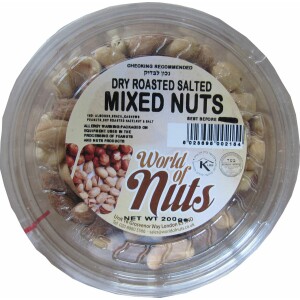 World of Nuts Dry Roasted Salted Mix
