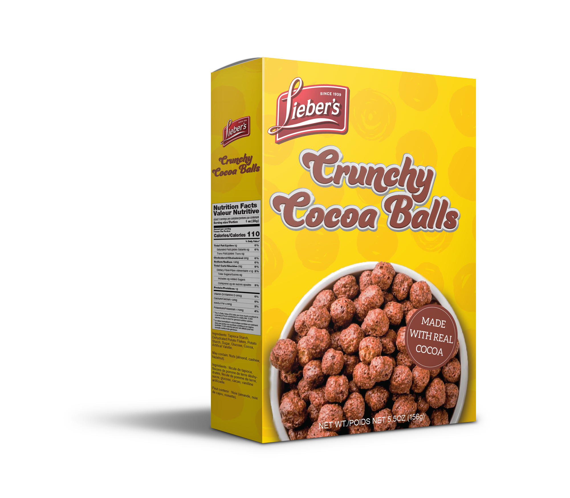 Liebers Crunchy Balls Cocoa Cereal