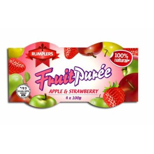 Rumplers Apple & Strawberry Fruit Puree