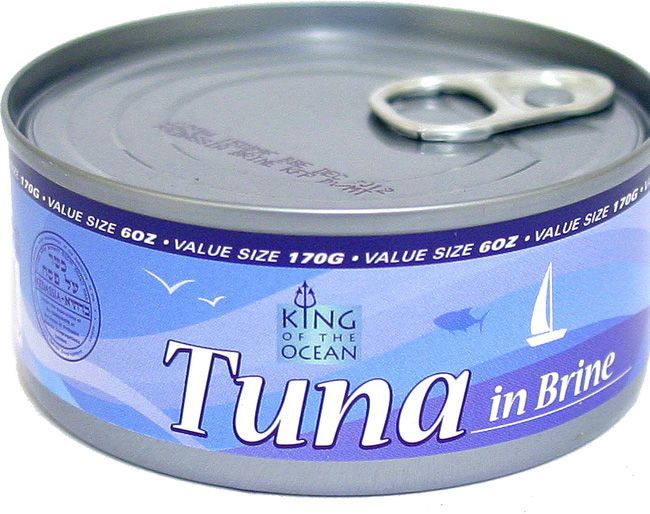 King of the Ocean Tuna Chunks in Water