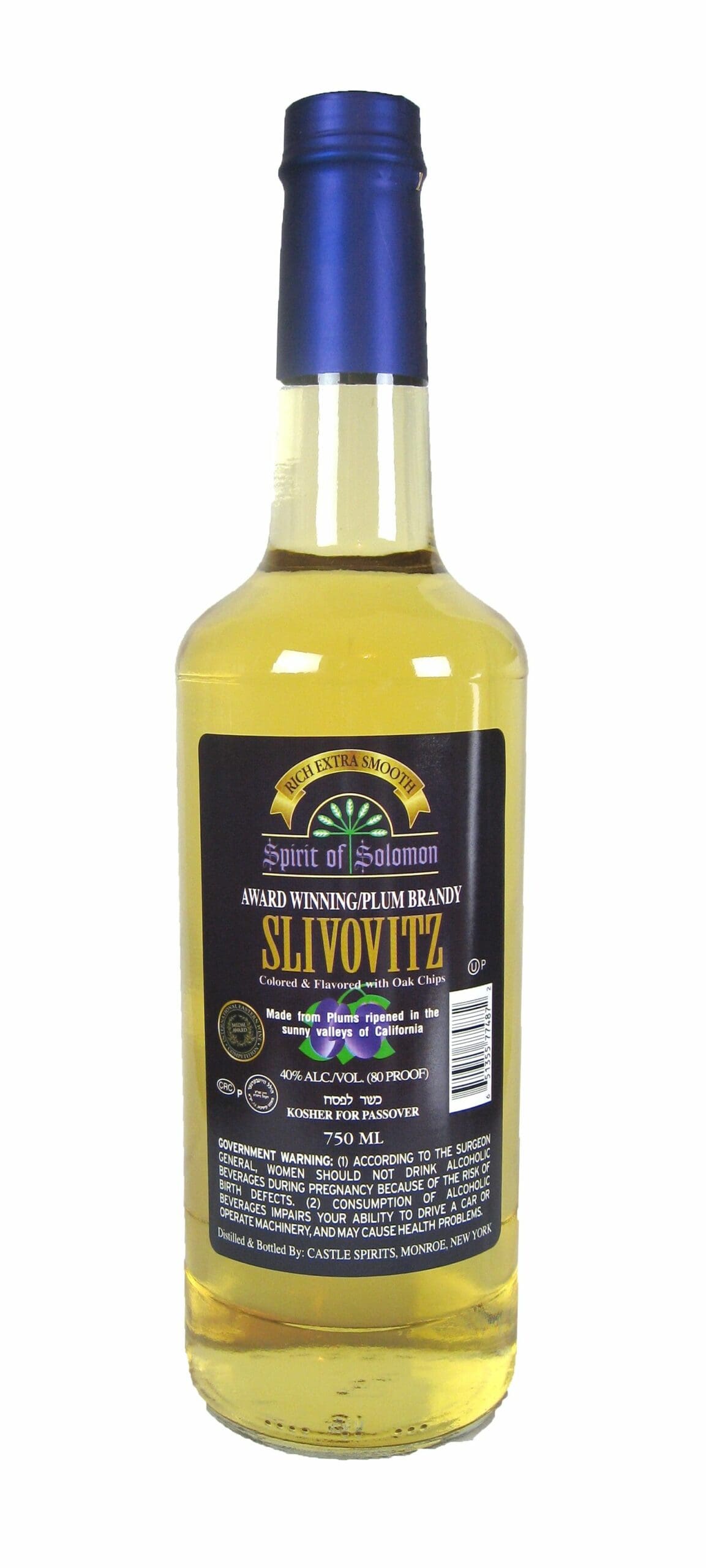 Spirit Of Solomon Slivovitz 750ml