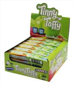 Zazers Tinny Taffy Green Apple Tubes