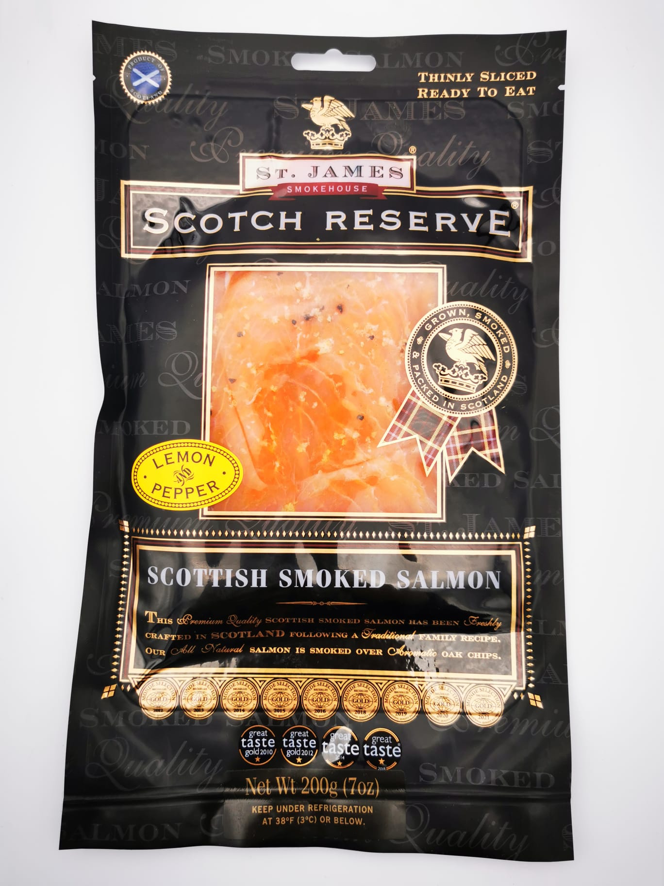 St James Lemon & Pepper Smoked Salmon