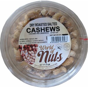 World of Nuts Dry Roasted Salted Cashews