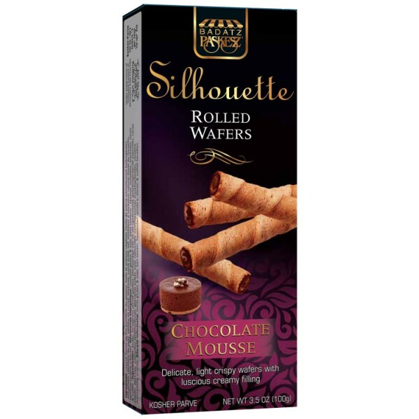 Silhouette Chocolate Mousse Wafer Rolls
