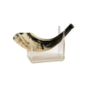 Shofar Stand, Acrylic, 4.75" X 4.25", Label