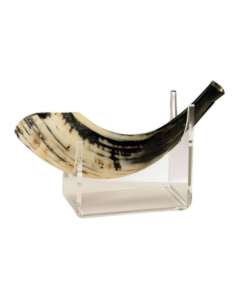 Shofar Stand, Acrylic, 4.75" X 4.25", Label