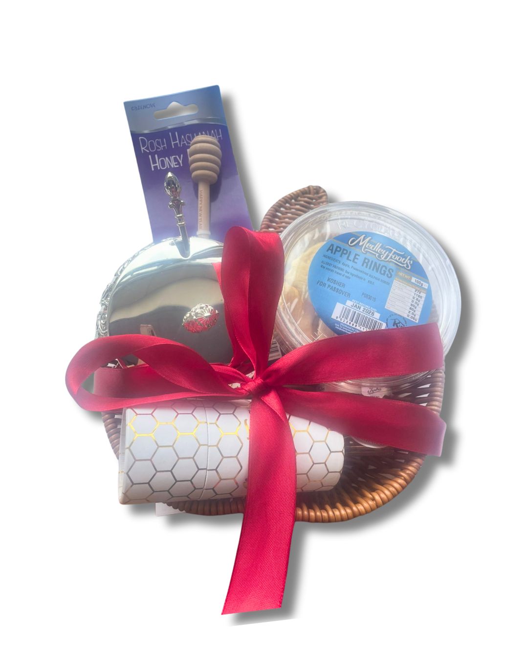 Apple Shaped Premium Rosh Hashanah Gift Basket