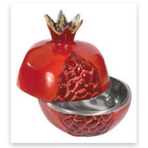 Yair Emanuel Cast Iron Pomegranate Honey Dish