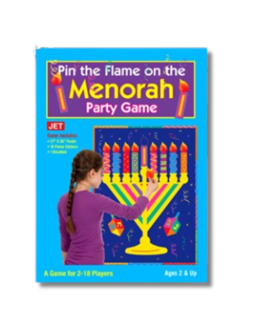 Pin The Flame On The Menorah