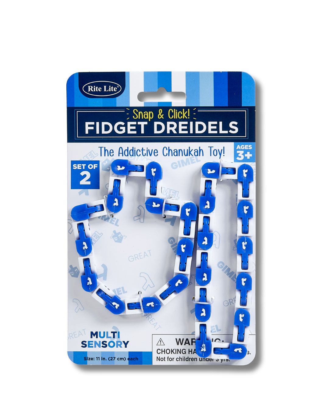 Snap & Click Fidget Links Dreidel