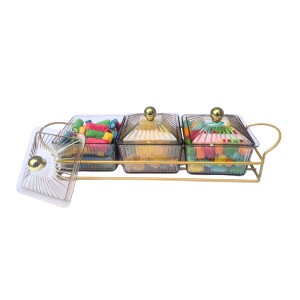 Purim Misloach Manot 3 Dish Candy