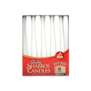 European Made Shabbos Candles 8 Hours