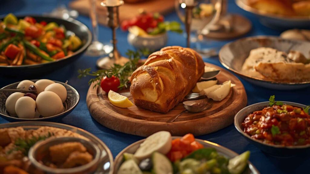 shabbat dinner · shabbat recipes · what to cook for shabbat · friday night dinner jewish · challah · shabbat food shopping uk